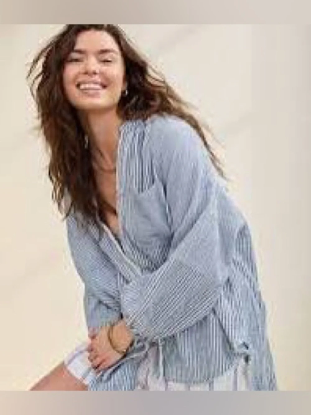 Aerie Daybreak cover up shirt, L - Picture 2 of 3